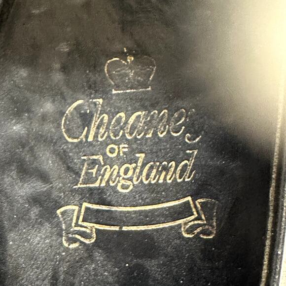 VERY GOOD Cheaney of England Black Calf Derby C1242 352-354V UK 10 / US 11